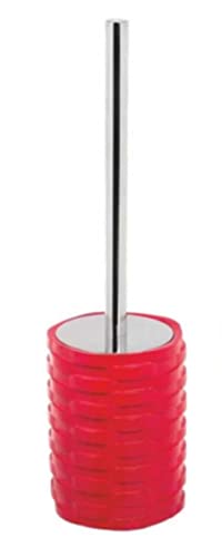 Metaform - Porta Scopino Per Wc Linea Moses - Colore Rosso