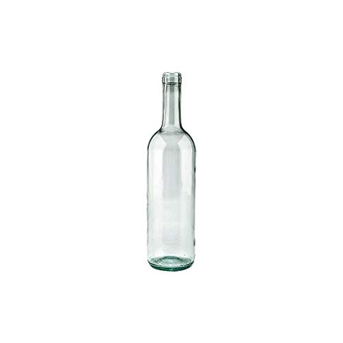 Bottiglia In Vetro Tipo Bordolese Ecova 750 Ml - Colore Mezzo Bianco