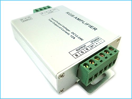Amplificatore Rgb E Mono Colore Per Striscia Bobina Led 12V 24V 12A Rgb Amplifier Pwm Ln-Zjfj-3Ch-Lv