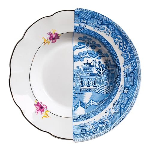 Seletti Piatto Fondo In Porcellana Ø Cm.25,4 H.4,2 "Hybrid-Fillide