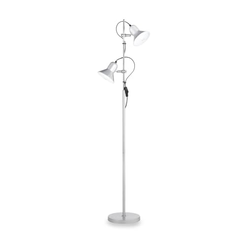 Ideal Lux Polly Pt2 Argento Lampada Da Terra E27