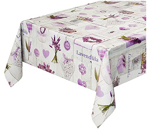 Emmevi Tovaglia Cucina Shabby Chic Tela Cerata Antimacchia Al Metro H140 Su Misura Mod.Favola 278