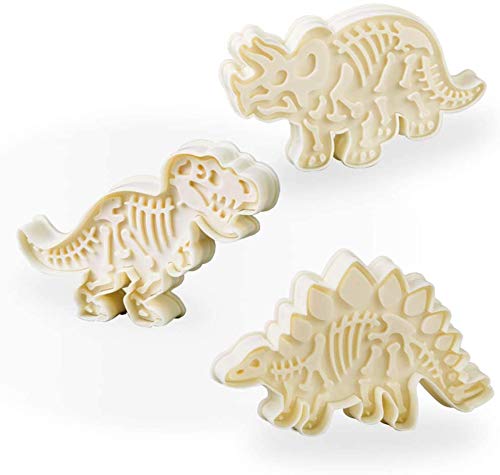 Mciskin Set Di Formine Per Biscotti Di Dinosauro,Tagliabiscotti Dinosauri,Forme Biscotti Dinosauri,Set Formine Biscotti Dinosauro(6 Pezz)