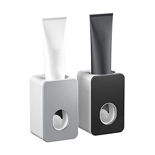 Dispenser Di Dentifricio, 2 Pcs Spremi Dentifricio Da Bagno, Spremi Dentifricio A Parete, Montaggio A Parete Automatico, Multifunzione, Accessori Da B