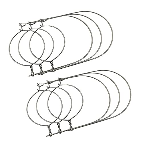Tiardey 6 Pezzi Mason Jars Hanger In Filo Di Acciaio Inossidabile Per Bocca Normale Barattolo Di Muratore Barattolo Di Pinta A Sfera Barattoli Di Cons