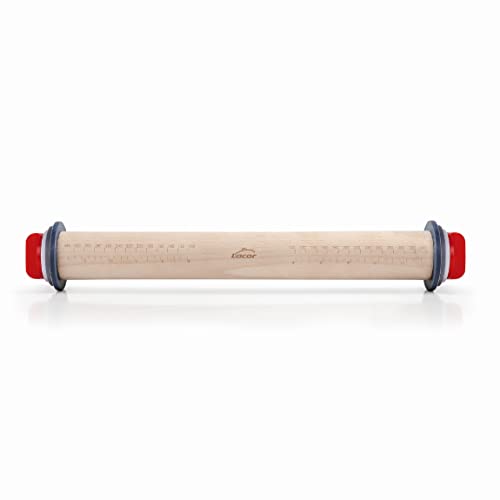 Lacor Mattarello In Legno Con Anelli Di Guida, Beige, 0 Cm
