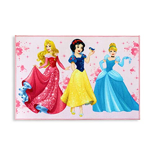 Nada Home Tappeto Antiscivolo Cameretta Bambini Disney Principesse 80X120 Cm 4849
