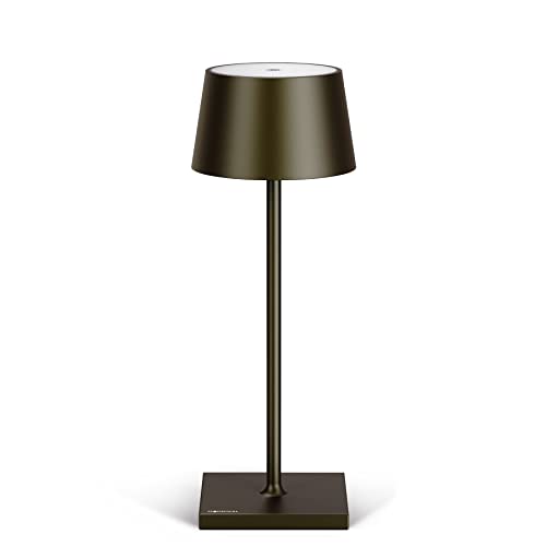 Stilosa Lampada Da Tavolo Senza Fili - Abat Jour Led Ricaricabile Scrivania E Comodino Di Design - Lume Touch Usb C - Luce Wireless Salotto - Dimmerab