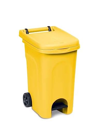 Stefanplast Urban Eco Pattumiera Pedale 60Lt Giallo, Come Da Foto