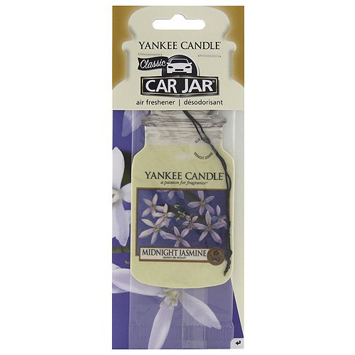 Yankee Candle Stick Profumo Auto Con Fragranza Gelsomino Di Mezzanotte, Giallo, 7.8X19.7X1.0 Cm