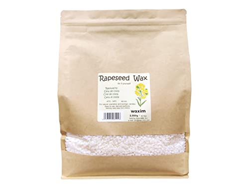 Waxim. Cera Di Colza Per Candele Ecologiche 2500 G In Perle.