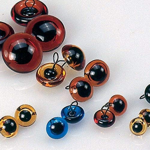 Efco Occhi Di Animali Ø Pz, Blu/Nero, 6 Mm, 4-Piece