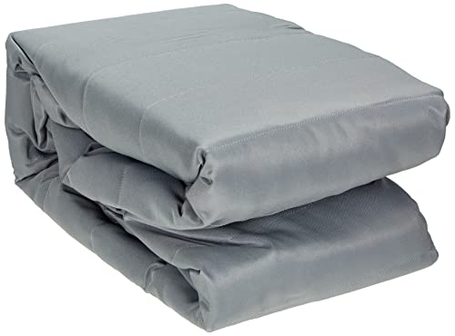 Douceur D'Intérieur 1603197, Fodera Per Divano Letto, 120 X 140 Cm, 185 X 200 Cm, Essentiel, Poliestere Unito, Grigio, Plastica