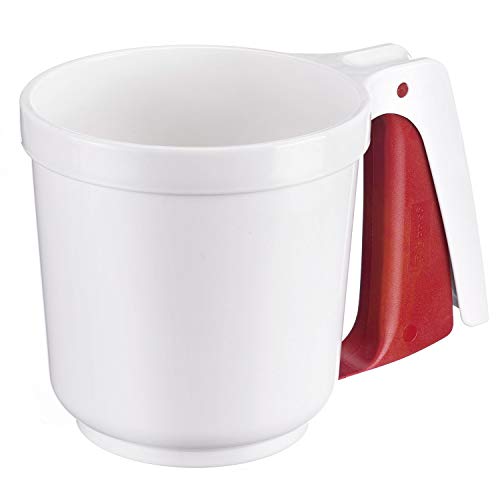 Westmark Setaccio Per Farina E Zucchero, Con Manico, Plastica, Bianco/Rosso, 32142270