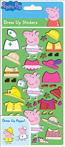 Paper Projects 01.70.34.001 Peppa Pig - Adesivi In Schiuma Spessa