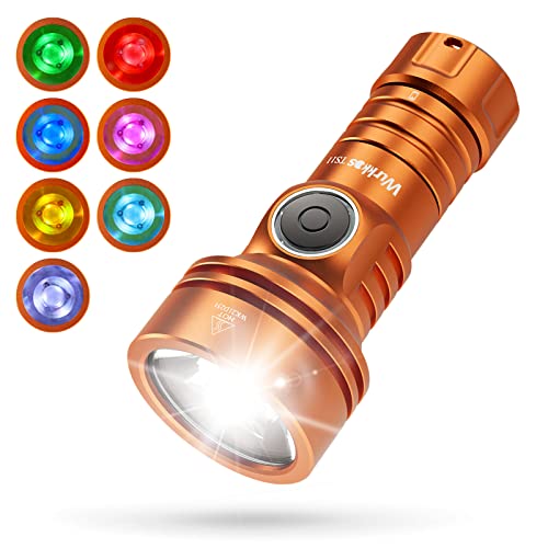Wurkkos Ts11 Torcia Led 2000 Lumen Con Sft40 Led, Max Throw 616M Torcia Da Esterno Usb-C Ricaricabile Con Obiettivo Tir, Blf Anduril 2.0 Ui