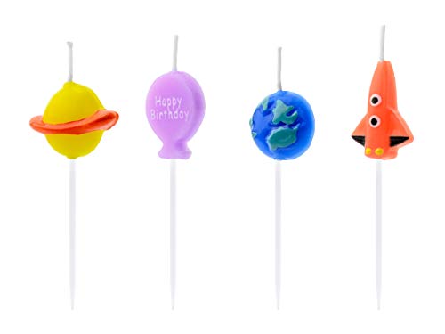 Party-Deco Scs-6 - 4 Candeline A Tema Spazio