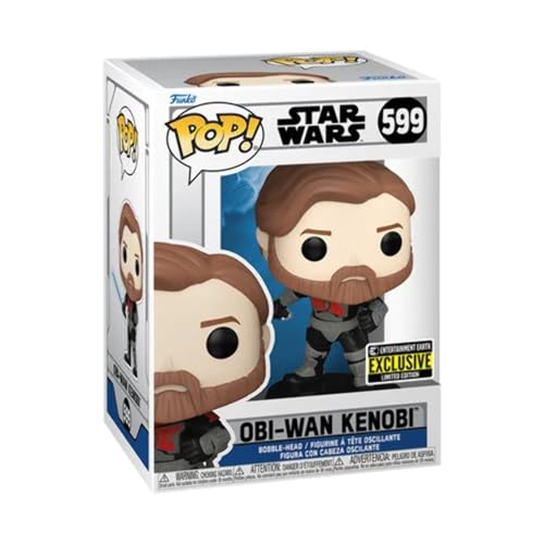 Funko Star Wars: The Clone Wars Obi-Wan Kenobi Mandalorian Armor Pop! Figura In Vinile #599 - Entertainment Earth Exclusive