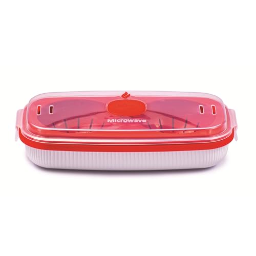 Snips | Cuoci Uova, Frittata & Omelette Per Microonde | 0,75 Lt | Colore Bianco | Linea Tempozero| 24 X 12,5 X 6 Cm | Bpa Free | Made In Italy