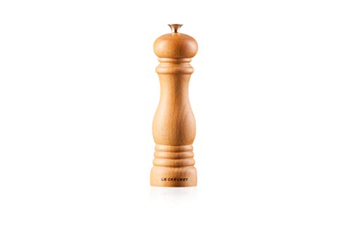 Le Creuset Macinino Pepe, 21 Cm, Macina In Ceramica, Marrone Legno Di Faggio, 96001900687000