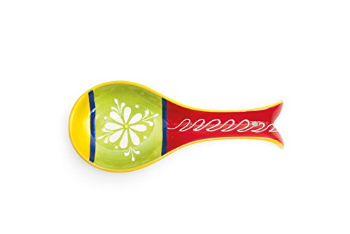 Excelsa Tex Mex Posamestolo, Ceramica, Rosso, Verde, Giallo