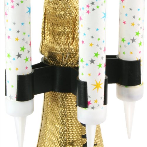 Sparkler Clip - Porta Candela A Fontana Per Bottiglia A 3 Clip