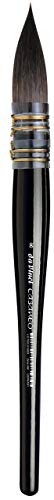 Da Vinci 498 Series Wash Brush, Fibra Sintetica, Nero, 26 X 1.95 X 30 Cm