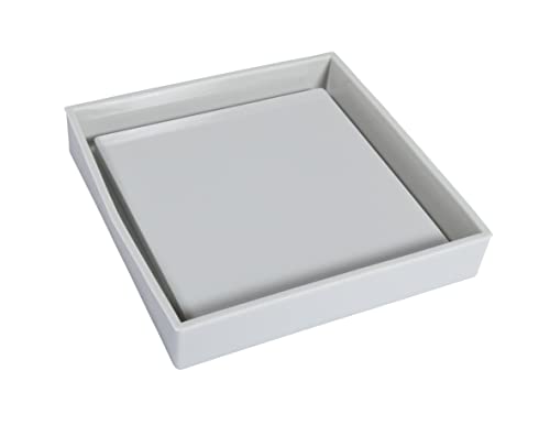 Rayher Stampo Silicone Sottovaso Quadrato, 10X10X1,5Cm, 36127000