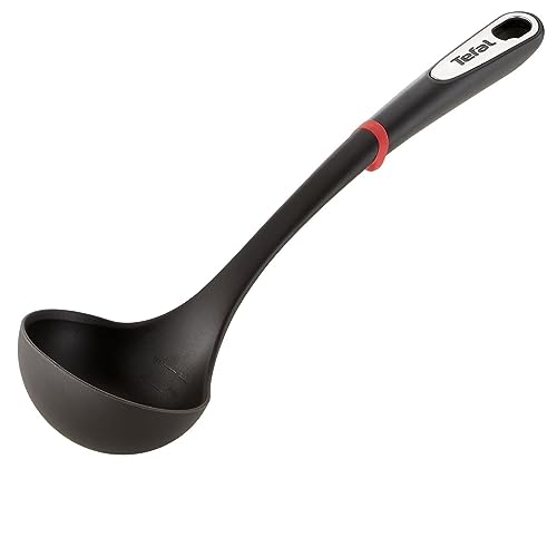 Tefal Cucharón Plástico Termoresistente Libre Bpa, Resistentes A Las Manchas Y Fáciles De Lavar, Cranberry, Extra Large