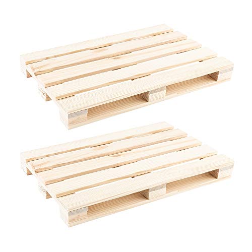 Ideen Mit Herz - Mini Pallet, Piccoli Pallet Decorativi In Legno, Ideali Per Bricolage, Fai Da Te O Come Sottobicchieri