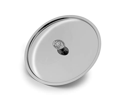 Pentole Agnelli Linea 1907, Acciaio Lucido Coperchio Con Ponticello, Argento, E624 Cm