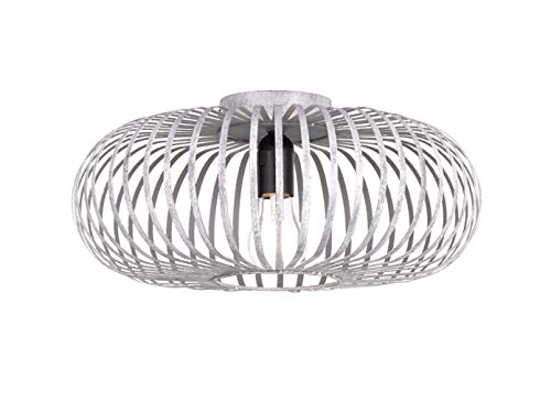 Trio Leuchten Lampada Da Soffitto E27, Grau Antik, 40 X 40 X 17 Cm