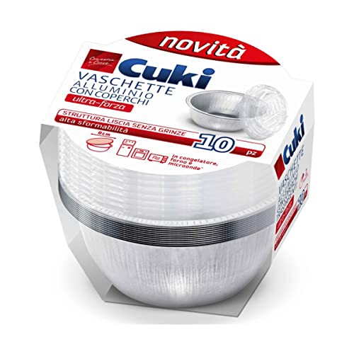 Cuki Vaschetta In Alluminio, Grigio, Monoporzione