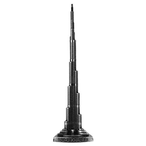 Ornamenti Della Torre, 7,1 Inch Burj Khalifa Tower Model Torre Di Dubai In Miniatura Ornamento Modello In Lega Artigianato Artistico Decorazioni Deskt