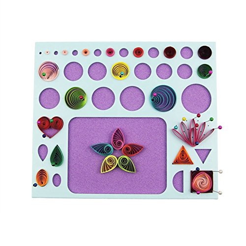 Yurroad Strumento Per Quilling 3 In 1 Tavola Quilling, Strumenti Quilling Di Carta, Tavoletta Quilling Per Quilling Art, Tavola Per Forma Quilling, Qu