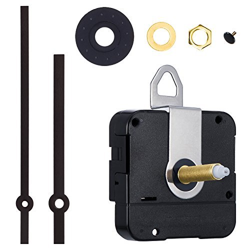 Mudder Orologio Al Quarzo Da 31 Mm Con Movimento Lungo Per Orologio Fai Da Te, Kit Di Riparazione Dell'Orologio (Nero)