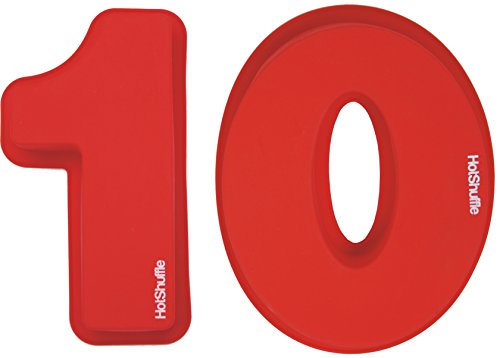 Hotshuffle Grande Numero Di Silicone 10 Tortiera Stampo Decimo Compleanno Anniversario 1 0