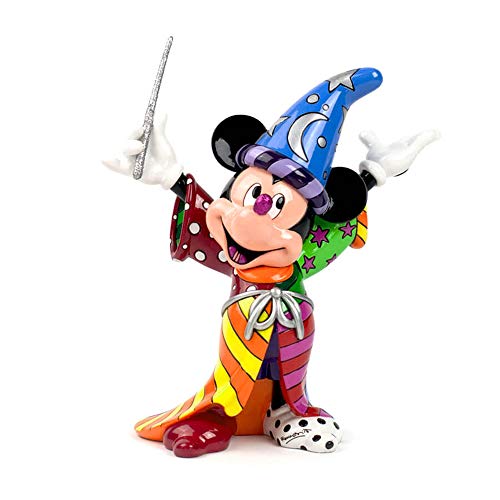 Enesco 4030815 Figurine Mickey Il Mago, Pvc, Multicolore, 9X11X23 Cm