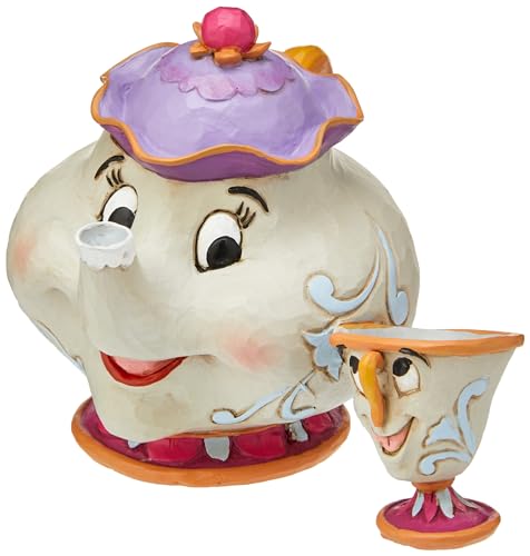 Enesco 4049622 Mrs Potts And Chip Figurine, Multicolore