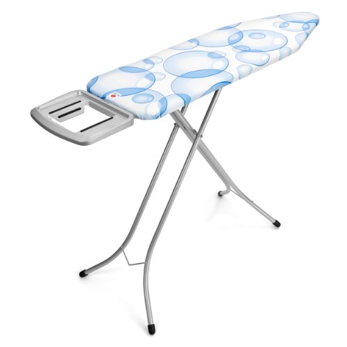 Brabantia - Asse Da Stiro B - Per Ferro A Vapore - Fodera Perfectflow Multistrato - Regolabile In Altezza - Robusto A Quattro Gambe - Con La Mano Sini