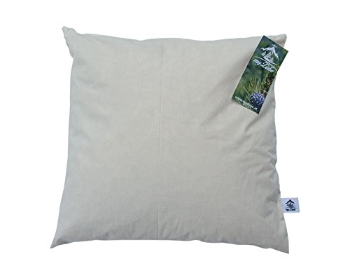 Myzirbe Cuscino Del Cuscino Del Cuscino Del Cuscino Del Pino Riempito Con Fiocchi Di Pietra Alpi 100% Zirbenholz Dimensioni: 40 X 40 Cm