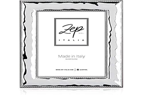 Zep Srl Cornice Larino Da Tavolo In Silver Plated Per Foto 15X20, Premium Quality.