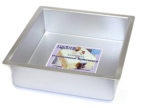 Pme Sqr103 Teglia Professionale, Alluminio, Argento, 25 X 25 Cm
