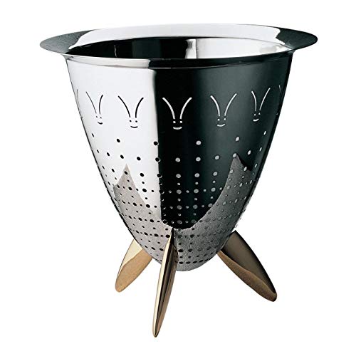 Alessi Officina 90025 Max Le Chinois Scolatoio, Acciaio Inossidabile 18/10/Ottone