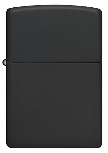 Zippo Accendino Nero Opaco, Taglia Unica
