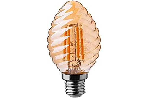 Vt-1948 4W Candle Filament Bulb Amber Cover With Twist Colorcode:2200K E14