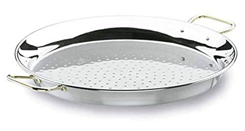 Lacor 60130- Padella Per Paella Valenciana Inox 30 Cm