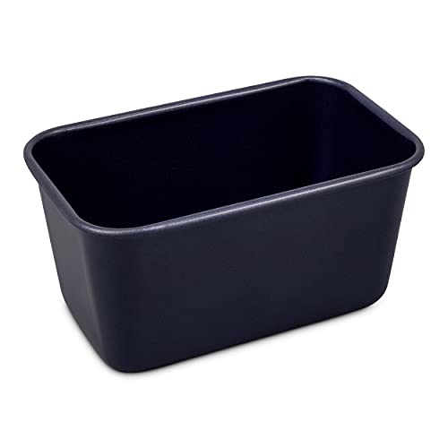 Zyliss E980198 Teglia Per Pane Antiaderente, 1L, Acciaio Al Carbonio, Blu Scuro, Stampo Plumcake, Stampo Da Forno Rettangolari Riutilizzabili, Lavabil