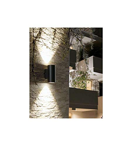Applique Doppio Led Sino 12 W 500 Lumen - Grigio