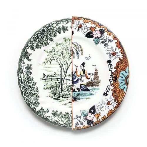 Seletti Piatto Piano In Porcellana Ø Cm.27,5 H.2,3 "Hybrid-Ipazia